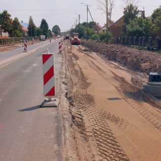 wstępnie zagęszczona warstwa przemieszanego gruntu