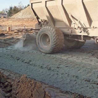 siewnik samojezdny dozujący cement